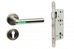 Smart Handle H.02 / EN.304.SZ.PA.KO.L - SET múdra kľučka + zadlabávací zámok pre ľavé dvere