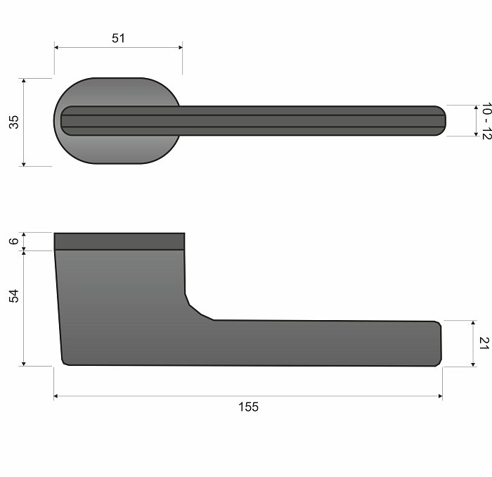 LUKKA KLUK MG00 zlatá mat - rozetové kování