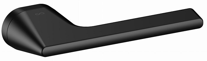 LUKKA KLUK B00 černá mat - rozetové kování