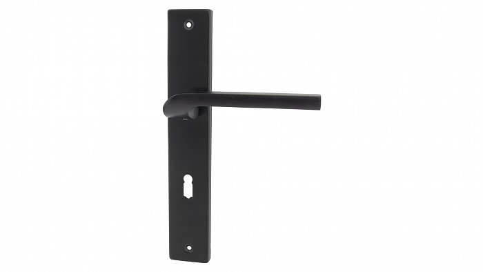 Zoya černá -  dveřní štítové kování