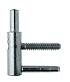 Dolní část závěsu EXACTA  - 9,5x55mm bílý pozink